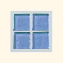 2x2 Soft Glas METALLIC BLAU Mosaik ~1000g ~ 204 Stk 3648