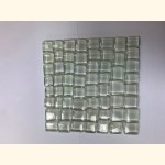 Soft Glas Mosaik OPUS 1-1,5cm WEIß Netz 10x10 ~110g Y-900-99