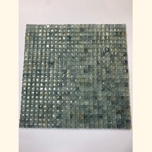 Soft Glas Bubble Mosaik GRAU 12,5x12,5mm Netz 30x30 ~1880g Y-Ami