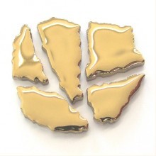 Flip-Keramik GOLD 750g Mosaiksteine F61b
