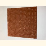 Soft Glas Mosaik MATT 1-1,5 D-BRAUN Netz 30x30 ~930g Y-S-923-11