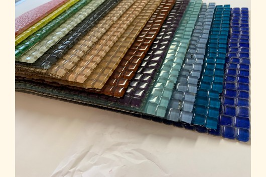 Mosaik Mosaiksteine 14 Soft Glas Opus Netze BUNT Y-SG14