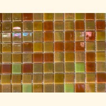 2x2 Mosaik IRIDIUM MIX GELB ORANGE 32x32cm Y-iri-gelbora