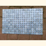 2,5x2,5 EZARRI Mosaik MATT HELLBLAU  31x49,5cm 228 Stk X-Makauba