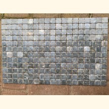 2,5x2,5 EZARRI Mosaik MATT D-GRAU 31x49,5cm 228 Stk X-Dolerite