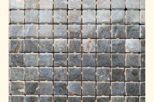 2,5x2,5 EZARRI Mosaik MATT D-GRAU 31x49,5cm 228 Stk X-Dolerite
