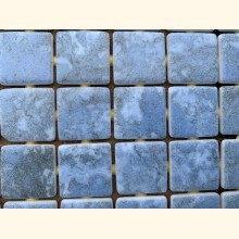 2,5x2,5 EZARRI Mosaik MATT M-BLAU 31x49,5cm 228 Stk X-Bluestone