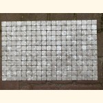2,5x2,5 EZARRI Mosaik MATT WEIß GRAU 31x49,5cm 228 Stk X-Ash