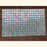 2,5x2,5 EZARRI Mosaik IRIDIUM MINT Türkis 31x49,5cm X-Coral