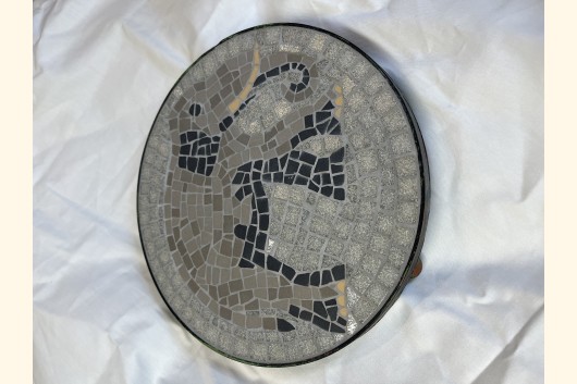 Mosaik Untersetzer Rund Durchmesser 20cm