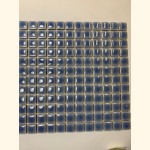 Keramik Mosaik 2,5x2,5cm BLAU Netzverklebt 30x30cm ~1650g Y-K-bl
