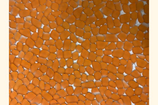 Glas Mosaik DROPS MATT ORANGE Netz 30x30 ~750g Y-M-Milano30