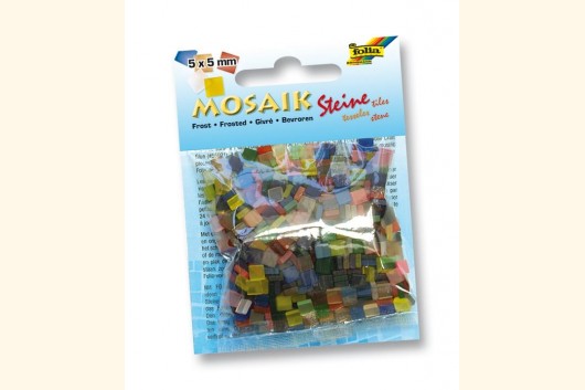 Kunstharz Mosaik FROST 5x5mm SCHWARZ 58190
