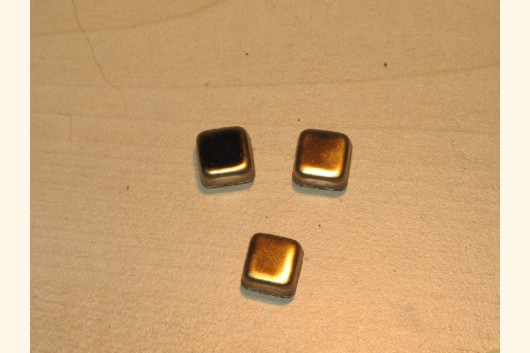 1,5x1,5 EDELSTAHL Gold 12 Stk G611