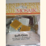 2x2 Soft Glas braunmix 55 Stk Mosaiksteine S49-20e