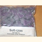 Soft Glas Polygonal LILA 200g Mosaiksteine S62-99e