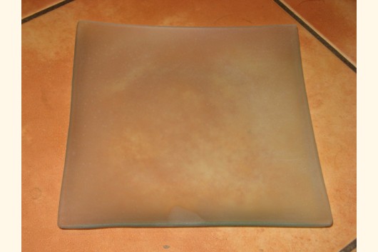 GLASTELLER quadratisch 20x20 cm auch für MOSAIK H0073