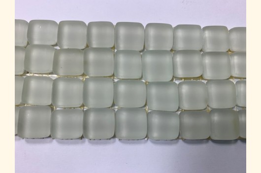 Soft Glas Mosaik MATT 1-1,5 WEIß Bordüre 5x30 ~170g Y-S-900-66