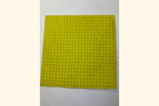 Soft Glas Mosaik MATT 1-1,5 GELB Netz 30x30 ~930g Y-S-901-11