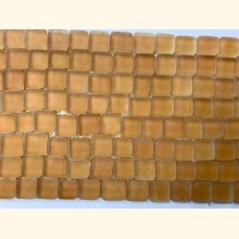 Soft Glas Mosaik MATT 1-1,5cm BRAUN Bordüre 9x30 ~220g Y-S-92133