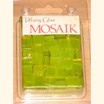 TIFFANY Glas Mosaik 1,5x1,5cm TRANSPARENT ZITRONE gelb T41-15