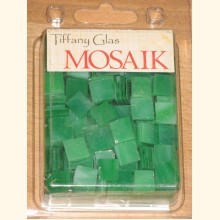 TIFFANY Glas Mosaik 1x1cm MELONE grün T90