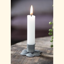 Kerzenständer Blume grau/zink IB5922-18
